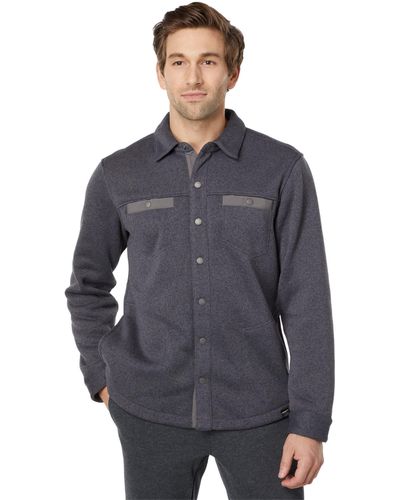 L.L. Bean Sweater Fleece Shirt Jac Regular - Gray