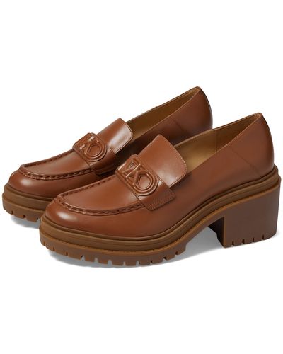 MICHAEL Michael Kors Rocco Heeled Loafer - Brown