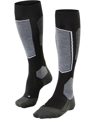 FALKE Sk6 Pro Knee High Skiing Socks 1-pair - Black