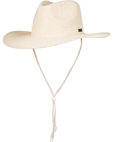 Roxy Sunny Kisses Straw Sun Hat - White