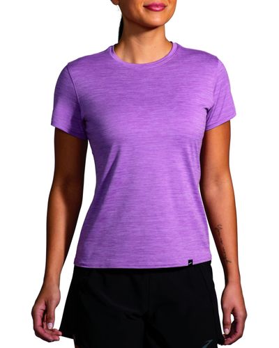 Brooks Luxe Short Sleeve - Purple