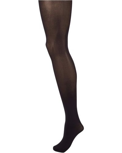 Hue High-waist Tights With Control Top - Black