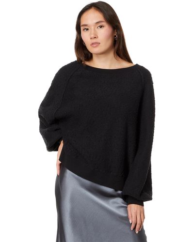 Free People Found My Friend Pullover Sweater - Black