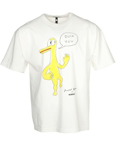 WHOLE Duck You T-shirt - White