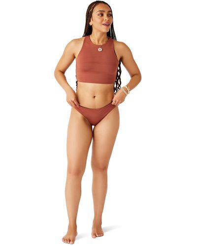 Carve Designs Sanitas Reversible Bikini Top - Orange