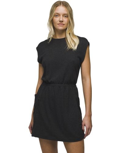 Prana Cozy Up Cutout Dress - Black