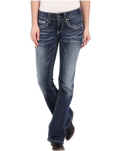 Ariat R.e.a.l. Boot Cut Entwined - Blue