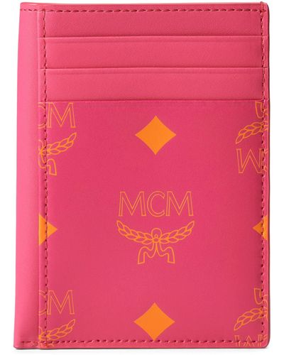 MCM M-veritas Card Case Mini - Pink
