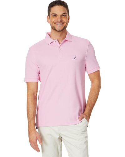 Nautica Sustainably Crafted Classic Fit Deck Polo - Pink