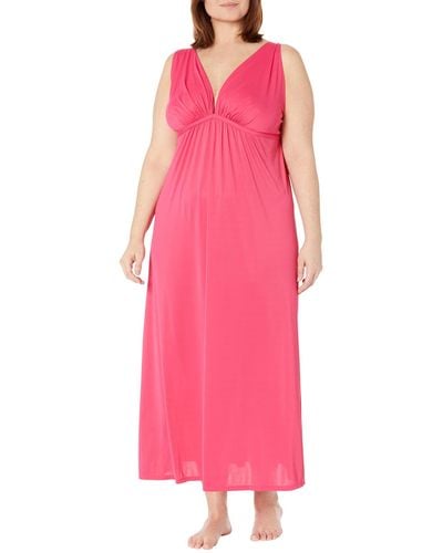 Natori Plus Size Aphrodite Gown - Pink
