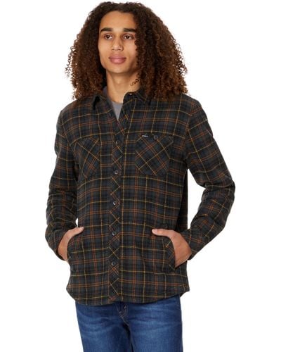 O'neill Sportswear Redmond Sherpa Lined Flannel Jacket - Black