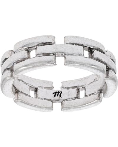 Madewell Watch Chain Ring - Metallic
