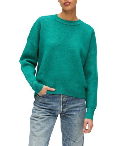 Michael Stars Maddie Solid Pullover - Blue