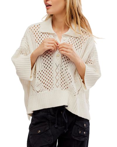 Free People To The Point Polo - Natural