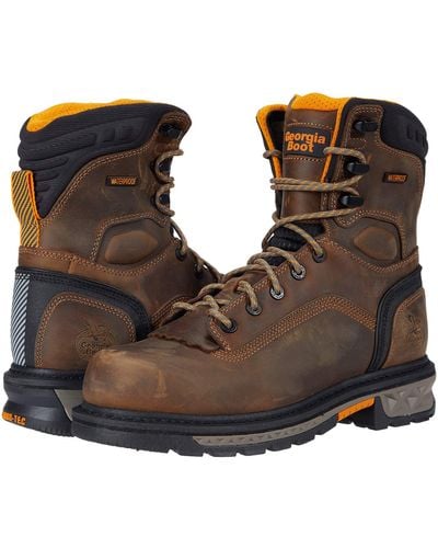 Georgia Boot Carbo-tec Ltx Waterproof 8 Soft Toe - Brown