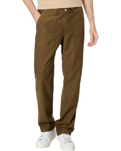 AG Jeans Kace Fatigue Classic Straight Pants - Brown
