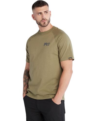 Timberland Core Reflective Pro Logo Short Sleeve T-shirt - Green