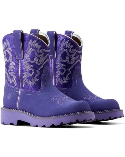 Ariat Fatbaby Western Boots - Purple