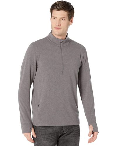 Prana Altitude Tracker 1/4 Zip Standard Fit - Gray