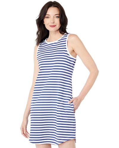 Tommy Bahama Aubrey Resort Stripe Sleeveless Dress - Blue