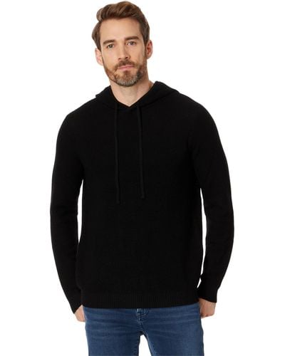 Good Man Brand Waffle Knit Hoodie - Black