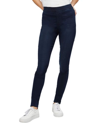 Jen7 Comfort Skinny Pull-on Jeans - Blue