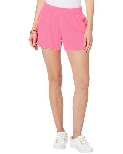 Lilly Pulitzer Backcourt Shorts Upf 50+ - Pink