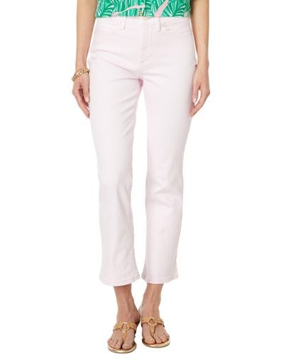Lilly Pulitzer Annet High-rise Crop Flare - Pink