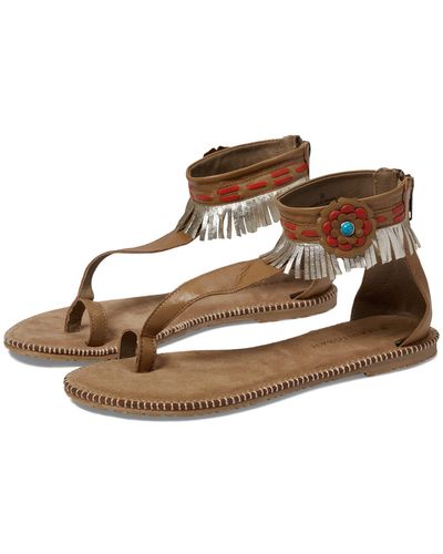 Manitobah Wasaga Ankle Sandal - Metallic