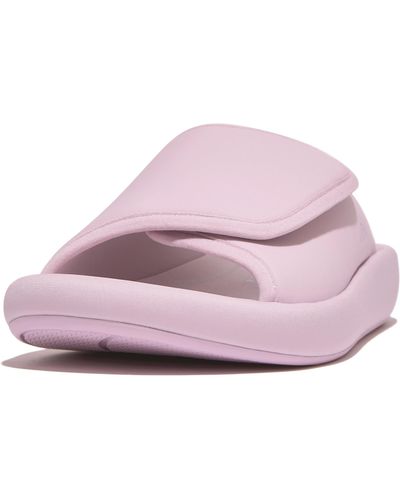 Fitflop Iqushion City Adjustable Water-resistant Slides - Pink
