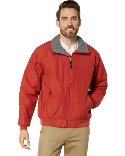 L.L. Bean Warm-up Jacket Regular - Red