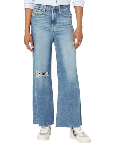 7 For All Mankind Ultra High-rise Cropped Jo In Luxe Vintage Lyme - Blue