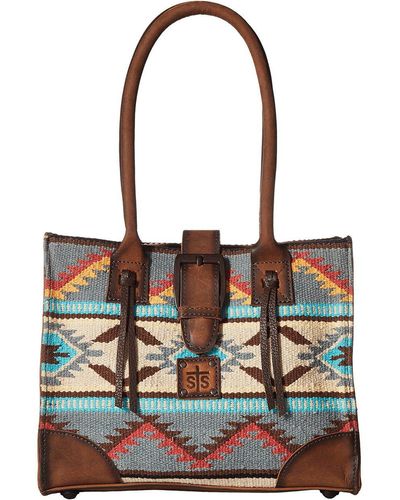 STS Ranchwear Serape Belt Bag (tornado Brown/serape) Handbags