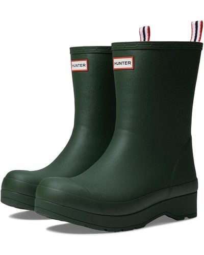 HUNTER Play Mid Sherpa Insulated Boot - Green