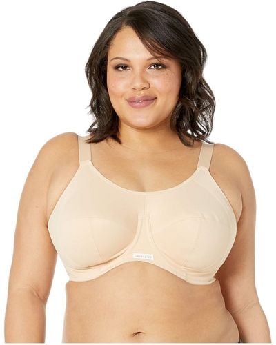 Elomi Energise Underwire High Impact Sport Bra With J Hook - Natural