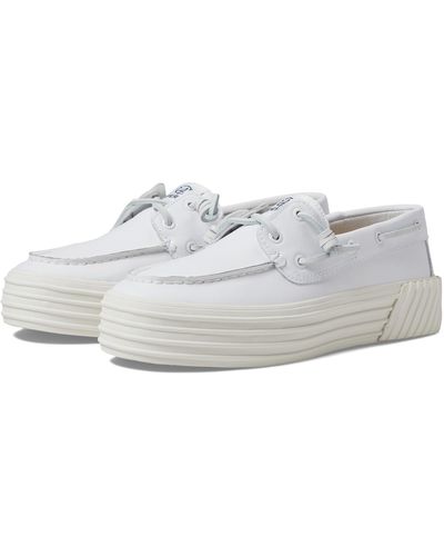 Sperry Top-Sider Bahama 2.0 Platform Leather - White