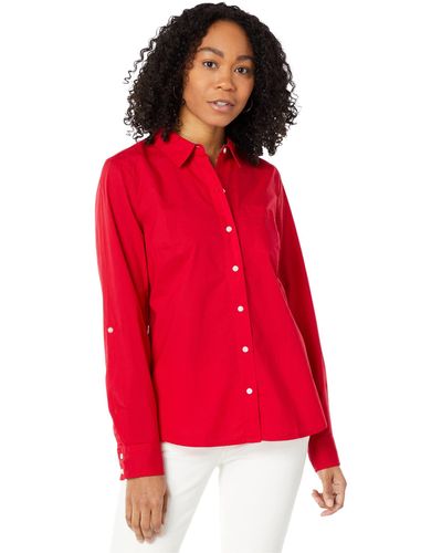 Tommy Hilfiger Solid Roll Tab - Red