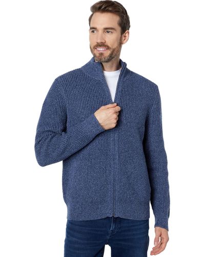 L.L. Bean Organic Cotton Full Zip Sweater - Black