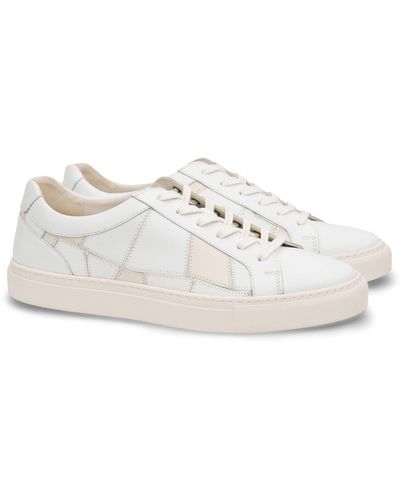 MORAL CODE Shale Patchwork Sneaker - White
