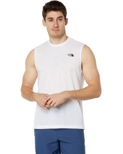 The North Face Wander Sleeveless Performance Tee - White