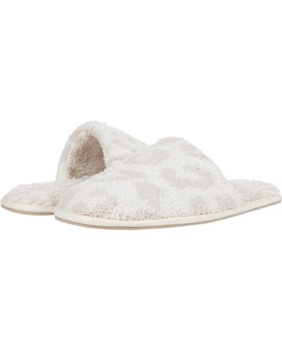 Barefoot Dreams Cozychic Barefoot In The Wild Slippers - White