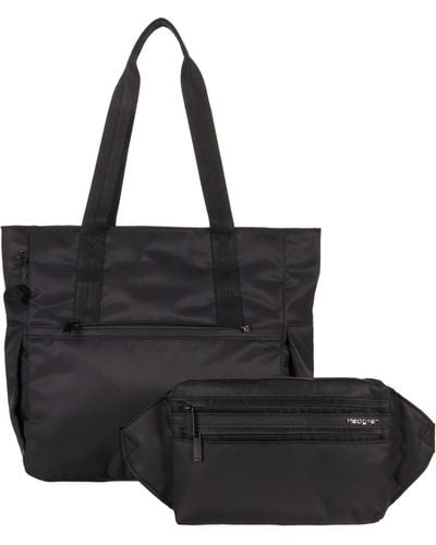 Hedgren Wind Eco Tote W/ Detachable Waist Bag - Black