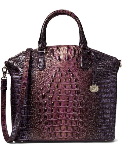Brahmin Mini Melbourne Large Duxbury Satchel (Regal) Satchel Handbags -  ShopStyle