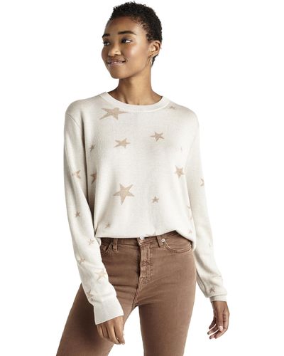 Splendid Natalie Star Sweater - White