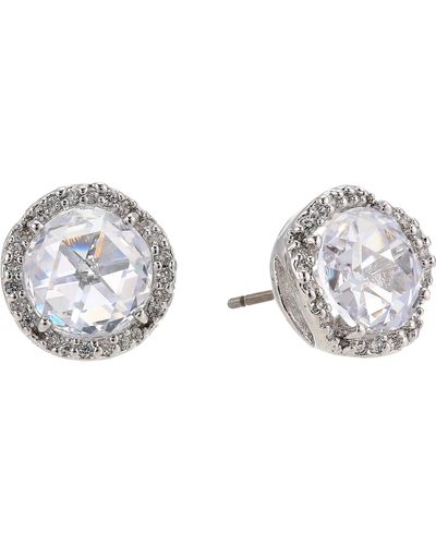 Kate Spade That Sparkle Pave Round Large Studs Earrings - Metallic