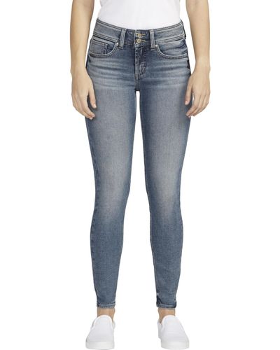 Silver Jeans Co. Suki Mid-rise Skinny Jeans L93175ecf219 - Blue