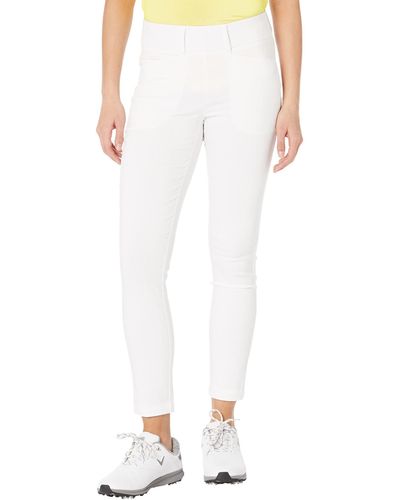 Callaway Apparel Pull-on Tech Stretch Pants - White