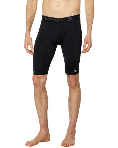 Champion Compression Shorts With Total Support Pouch - Black