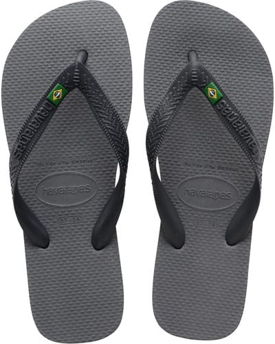 Havaianas Brazil Flip Flops - Gray