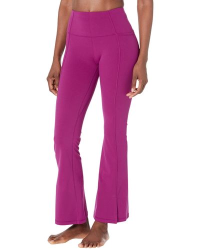 Sweaty Betty Super Soft 30 Flare Yoga Pants - Pink